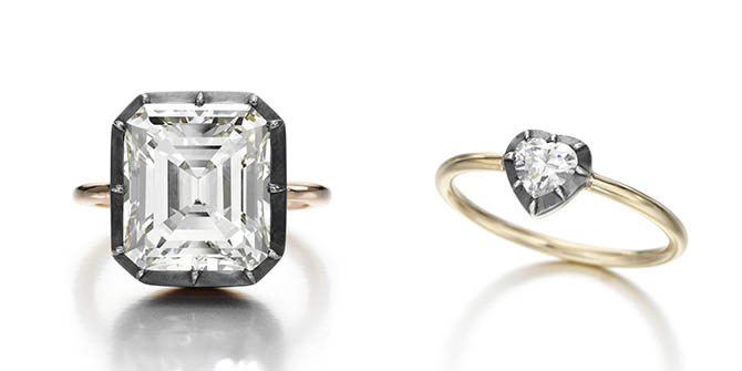 حلقه های ساخته شده الماس توسط Jessica McCormack