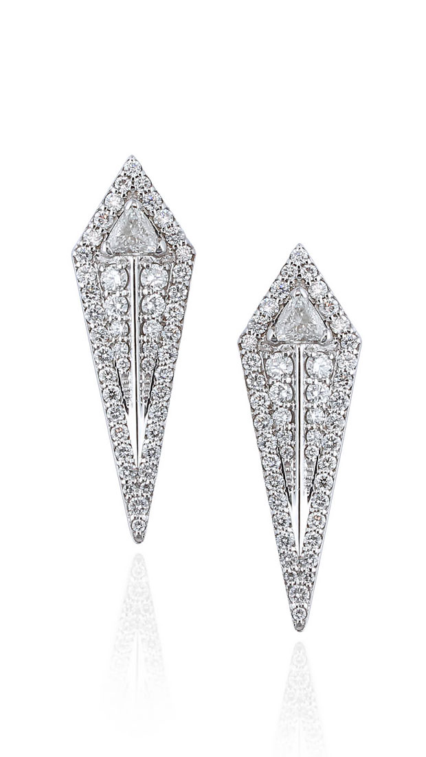 گوشواره الماس از مجموعه جواهرات السا