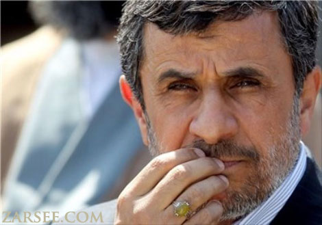 انگشتر عقیق زرد دکتر محمود احمدی نژاد